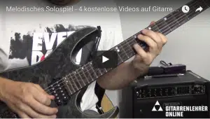 Melodisches Solospiel kostenlose Gitarrenvideos